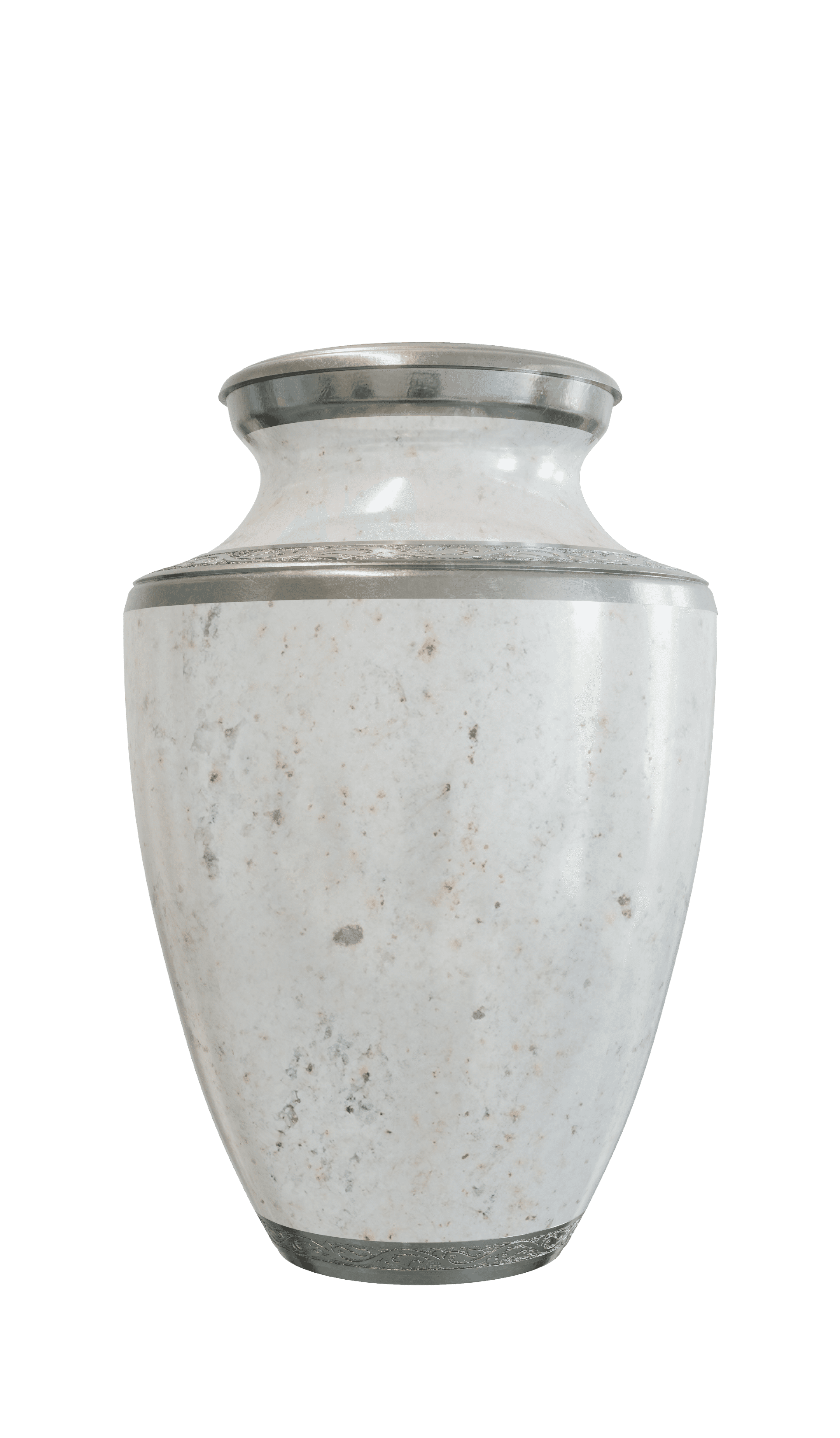 Platinum Marble Urn